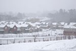 Snowfall in Georgetown, Ontario