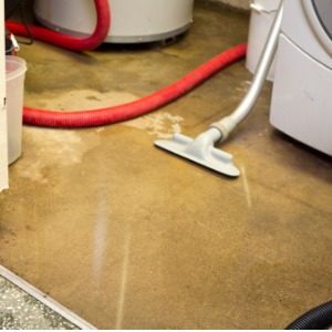 basement laundry and equipment